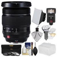 Fujifilm 16-55mm f/2.8 XF R LM WR Zoom Lens + Flash + Soft Box + 2 Diffusers + 3 Filters Kit for X-A2, X-E2, X-E2s, X-M1, X-T1, X-T10, X-Pro2 Camera