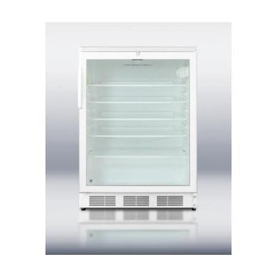 Summit Built in Undercounter Glass Door with Lock Beverage Cooler
