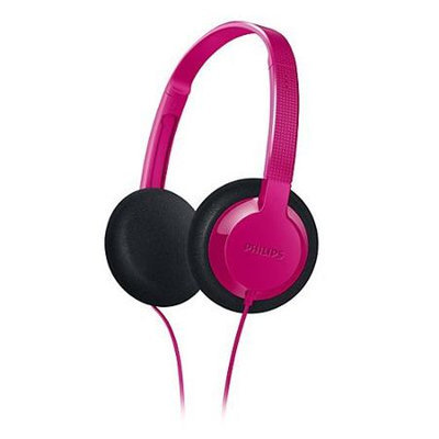 Philips SHK1000PK/28 Kids On-Ear Headphones - Pink