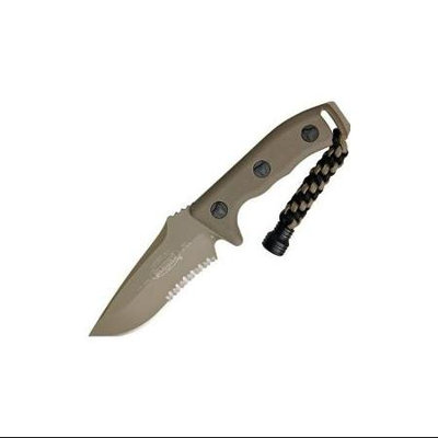 Micro Tech Knives 1022TA Microtech Currahee T/E with Tan Handles MCT1022TA