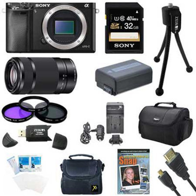 Sony Alpha a6000 24.3MP Interchangeable Lens Camera Body and Lens Kit