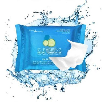 My Spa Life Cucumber Facial Make Up Wipes - 60 Wipes 2 Pack Of 30