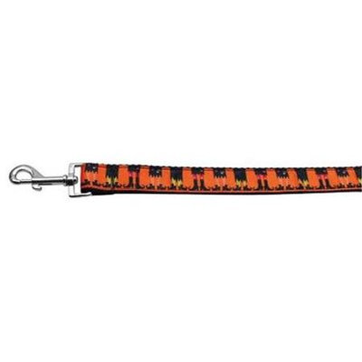 Ahi Witches Brew Nylon Ribbon Dog Collars 1 wide 4ft Leash