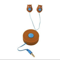 Streamline RETRACTABLE OWL EARBUDS HEADPHONES