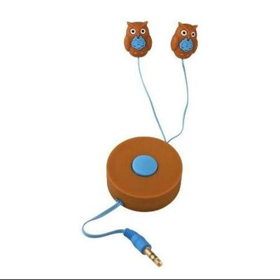 Streamline RETRACTABLE OWL EARBUDS HEADPHONES
