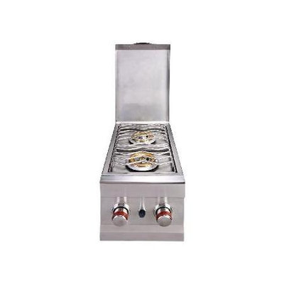 Sunstone Slide-In Double Side 12.5-in 2-Burner Manual Ignition Outdoor Burner 2CSB-LP