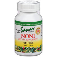 Nonicaps NONI Tahiti 100 Caps 500mg Tahitian Morinda Citrifolia By SANAR NATURAL