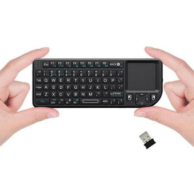 Favi Entertainment Favi Mini Keyboard with Laser Pointer - Black (FE01-BL)