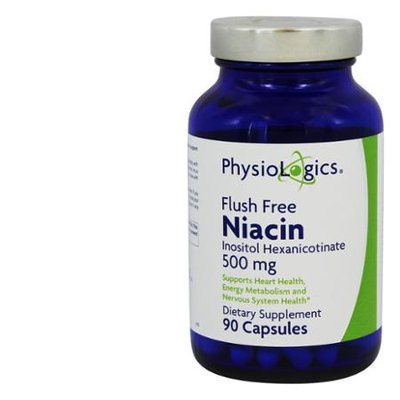 Physiologic's PhysioLogics Niacin (Flush Free) 500mg 90c