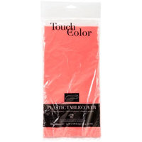 Creative Converting Plastic Tablecover 54X108-Coral