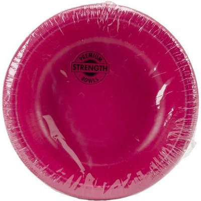 Creative Converting Paper Bowl 20Oz 20/Pkg-Hot Magenta