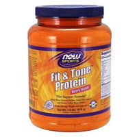 Fit & Tone Protein - Berry Flavor Now Foods 1.8 lb Powder