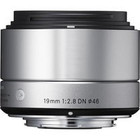 Sigma 19mm f/2.8 DN Lens for Micro Four Thirds Cameras (Silver)