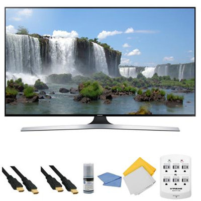 Samsung - Bundle UN65J6300 - 65-Inch Full HD 1080p 120hz Slim Smart LED HDTV + Hookup Kit - E1SAMUN65J6300