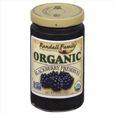 Randall Family Preserves 10 oz. Organic Blackberry Preserves Case Of 6
