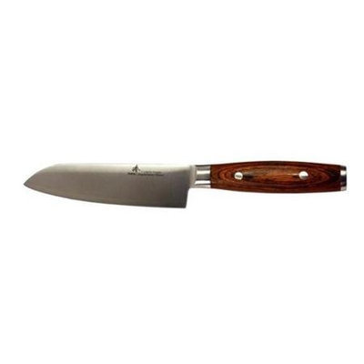 ZHEN C9PS VG-10 Series 3 Layer Forged 5 in. Pakkawood Handle Steel Small Santoku