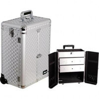 Sunrise Books Sunrise E6306DMSL Silver Diamond Large Drawer Textured Case