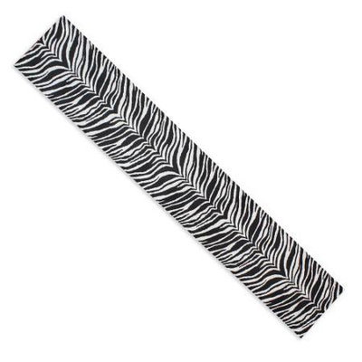 Chooty & Co. Chooty & Co Zebra 18 x 54 in. Hemmed Plush Runner