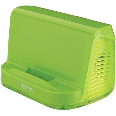 Sdi Techonlogies Inc. iHome iHM16 Speaker System - Neon Green - iPod Supported