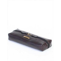 Scully H637-04-25 Hidesign By Scully Female Chocolate Cosmetic Case