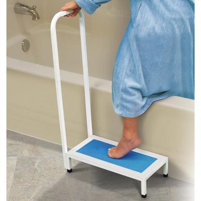 Jobar International Inc Bath And Shower Step Stool With Handle