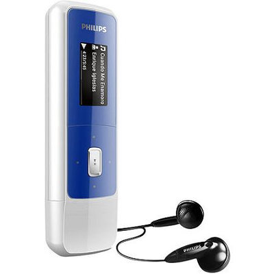 Philips GoGear Mix 4GB MP3 Player Blue Color