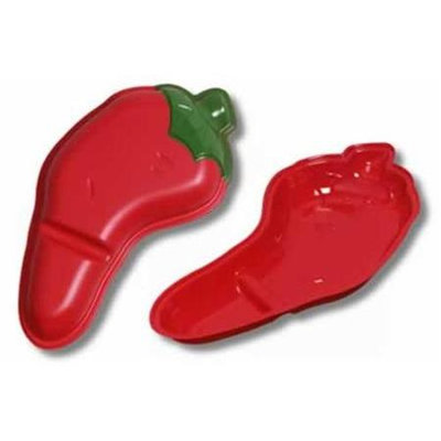 Beistle - 55684 - Plastic Chili Pepper Tray - Pack of 24