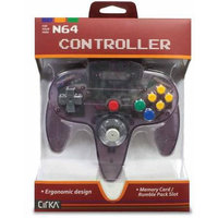 Hyperkin Cirka N64 Controller Yellow Atomic Purple - Retail