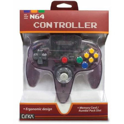 Hyperkin Cirka N64 Controller Yellow Atomic Purple - Retail