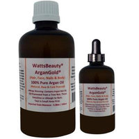 Watts Beauty ArganGold Certified Pure Argan Oil for Hair and Body