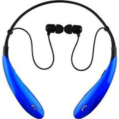 Supersonic IQ Sound Bluetooth Wireless Headphones and Mic - Stereo - Blue - Wireless - Bluetooth - 32.8 ft - 16 Ohm - 20 Hz - 20 kHz - Earbud - Binaural - In-ear