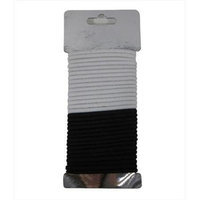 Coveryouhair CoverYourHair 61259 Strong Pony Holders - Black & White Pack 30