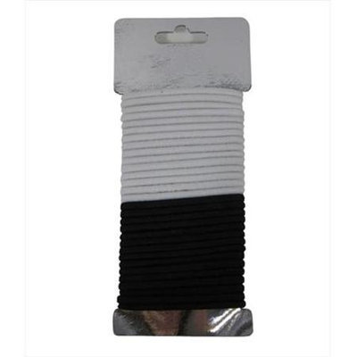 Coveryouhair CoverYourHair 61259 Strong Pony Holders - Black & White Pack 30