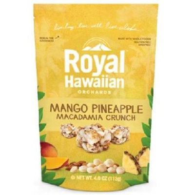 Royal Hawaiian Orchards BG17758 Royal Hawaiian Orchards Fruit Nut Mango PineApple - 6x4OZ