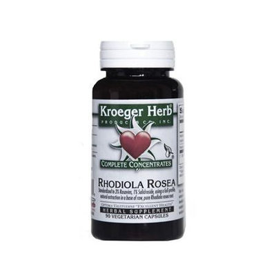 Rhodiola Rosea Complete Concentrate Kroeger Herbs 90 Veg Cap