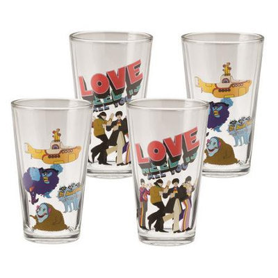 Vandor/lyon Company The Beatles Glass Set YS Love