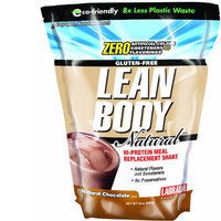 Labrada Lean Body Hi Protein Meal Replacement Shake, Natural Chocolate, 24oz