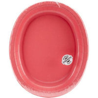 Creative Converting Oval Platter 10X12 8/Pkg-Coral