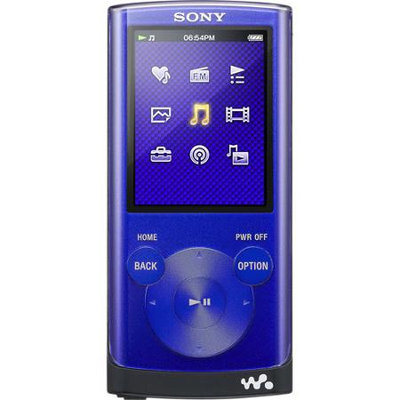 Sony Consumer Electronics Sony Walkman Video/MP3 Player, 8GB, Blue