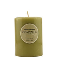 None Essential Avocado and Vanilla Mint Candle
