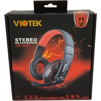 Viotek VT849 Headphone - Stereo - Mini-phone - Wired - 32 Ohm - 20 Hz 20 kHz - Over-the-head - Binaural - Circumaural