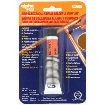 Fry Technologies Cookson Elect AM53505 50/50 Solid Wire Solder and Flux