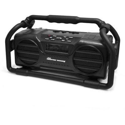Pyle Splash Proof Heavy Duty Industrial Bluetooth Boom Box with USB/ SD/ MP3/ FM Radio