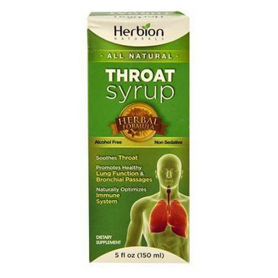 Herbion Naturals 5 Fl oz. Syrup Throat Case Of 1