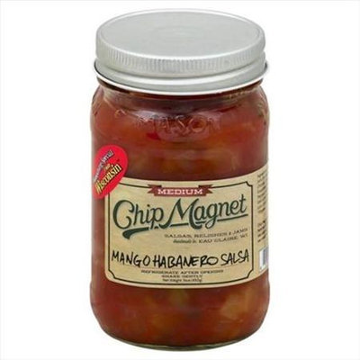 Chip Valley Salsa 16 oz. Magnet Medium Mango Habanero Salsa - Case Of 12
