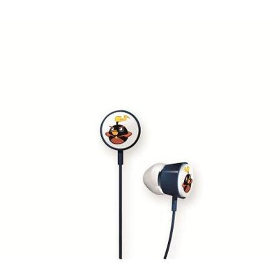 Gear4 HAB009G In-Ear Angry Birds Space Earbuds, Black