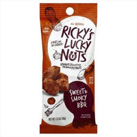 Ricky's Lucky Nuts Rickys Lucky Nuts 1.75 oz. Dry Roasted Sweet & Smoky Bbq Peanuts Case Of 12