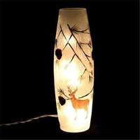 DecorFreak Long Glass Jar - With Deer