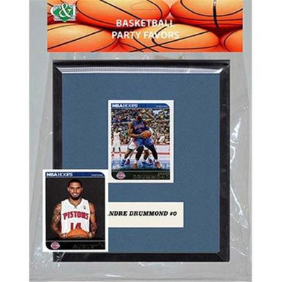 Candicollectables Candlcollectables 67LBPISTONS NBA Detroit Pistons Party Favor With 6 x 7 Mat and Frame