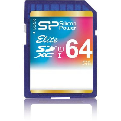Silicon-power Computer & Communications Silicon Power Elite 64GB Secure Digital Extended Capacity (SDXC) Flash Card
